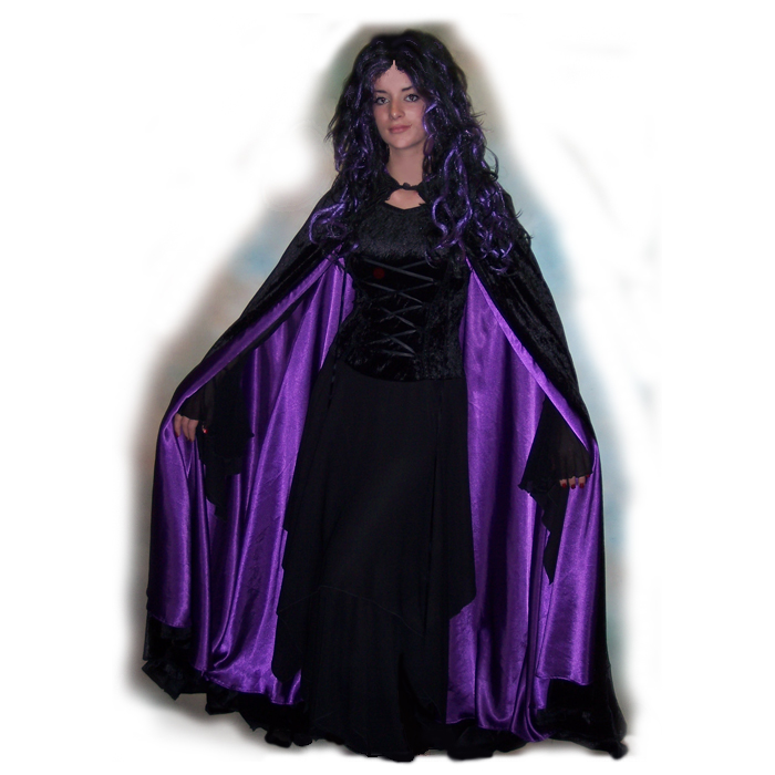 Gothic with Purple cloak